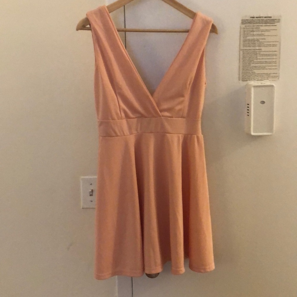 Pink short dress